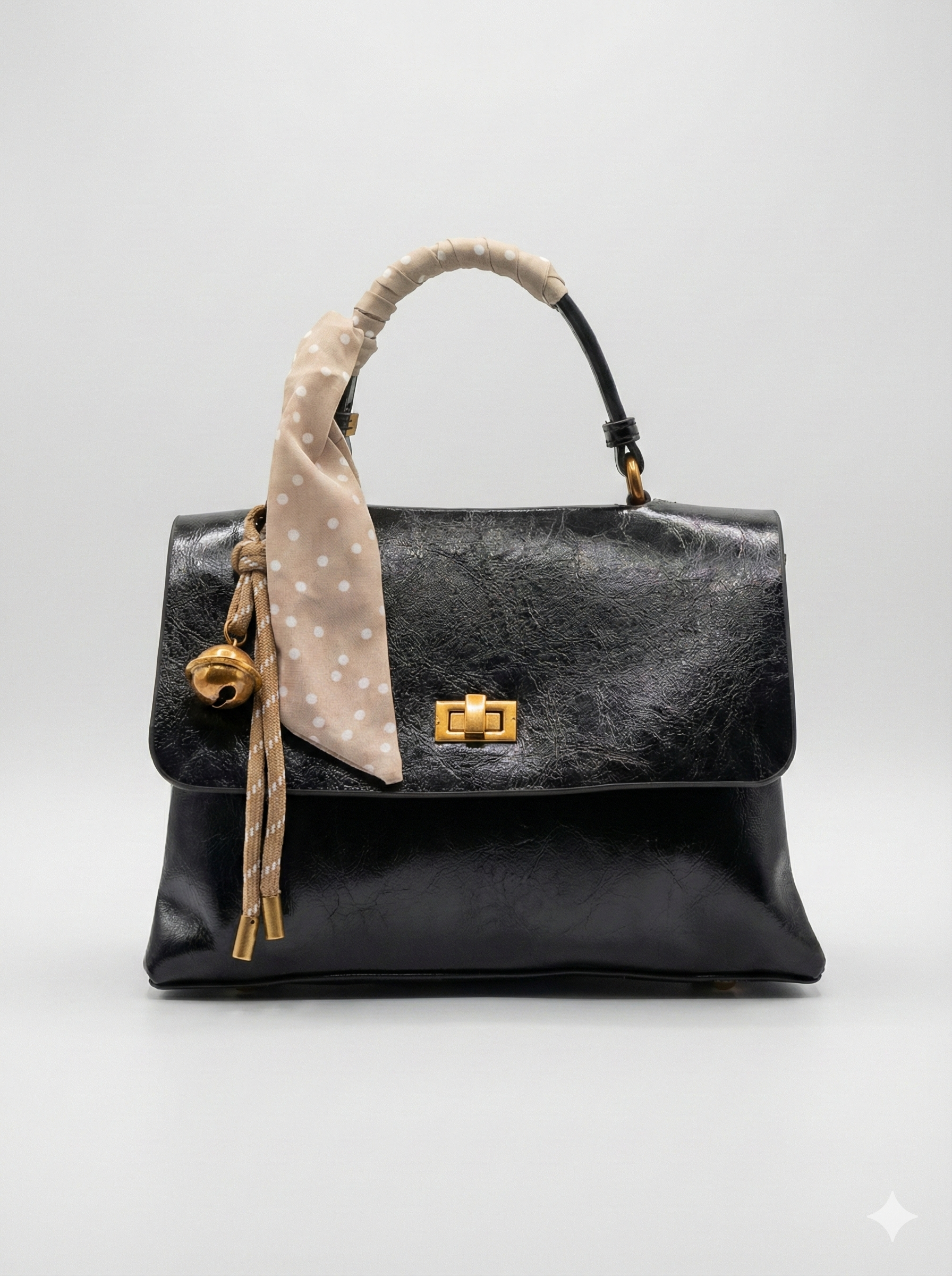 The Anya Glossy Flap Crossbody.