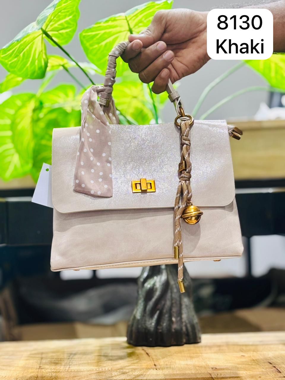 The Anya Glossy Flap Crossbody.