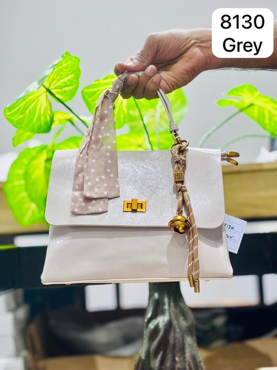 The Anya Glossy Flap Crossbody.