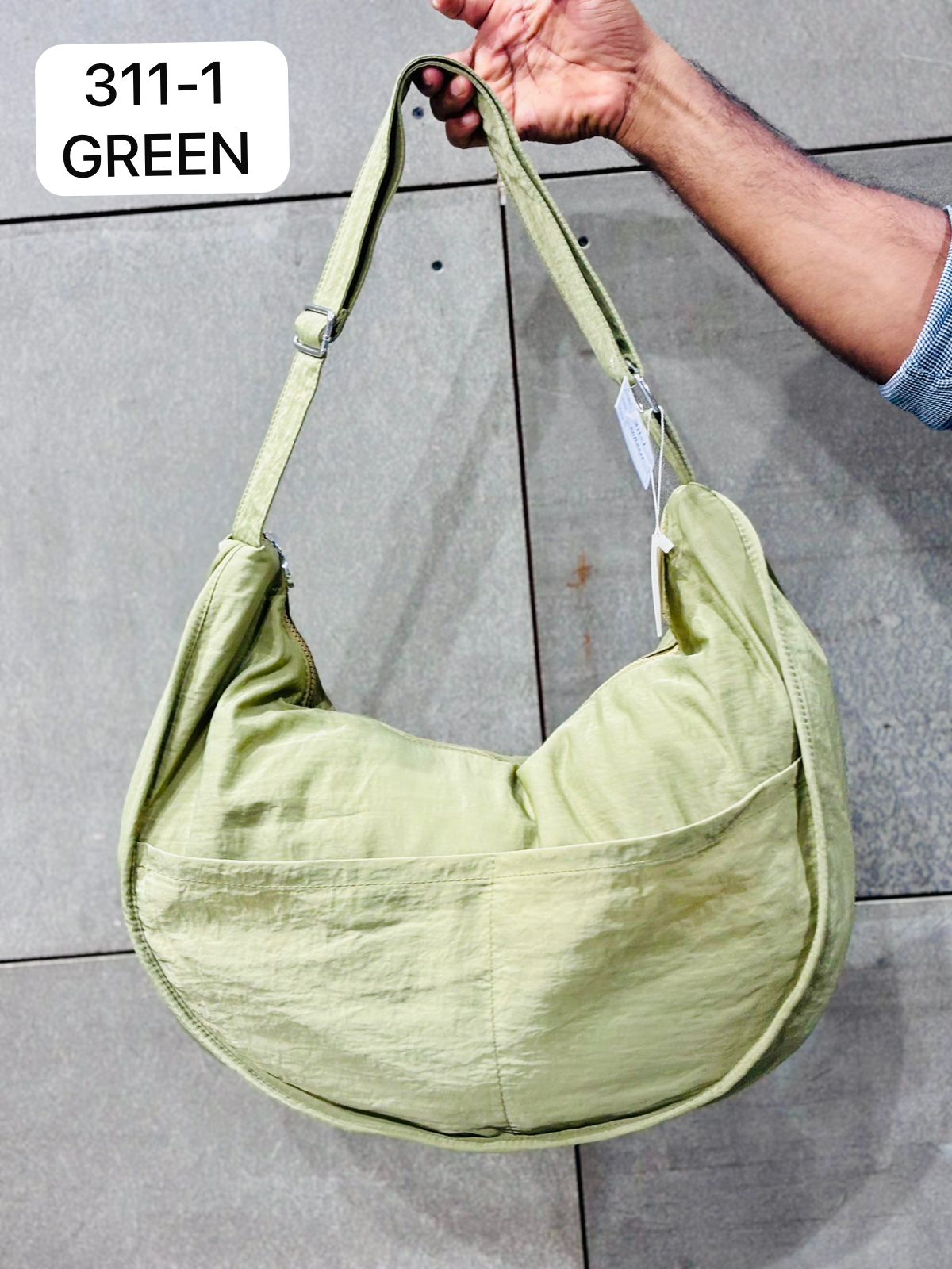 The Sienna Soft Crescent Shoulder Bag.