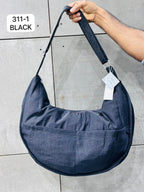 The Sienna Soft Crescent Shoulder Bag.