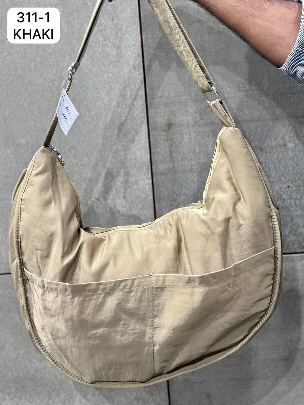 The Sienna Soft Crescent Shoulder Bag.