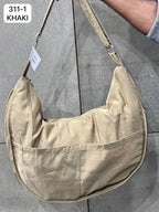 The Sienna Soft Crescent Shoulder Bag.